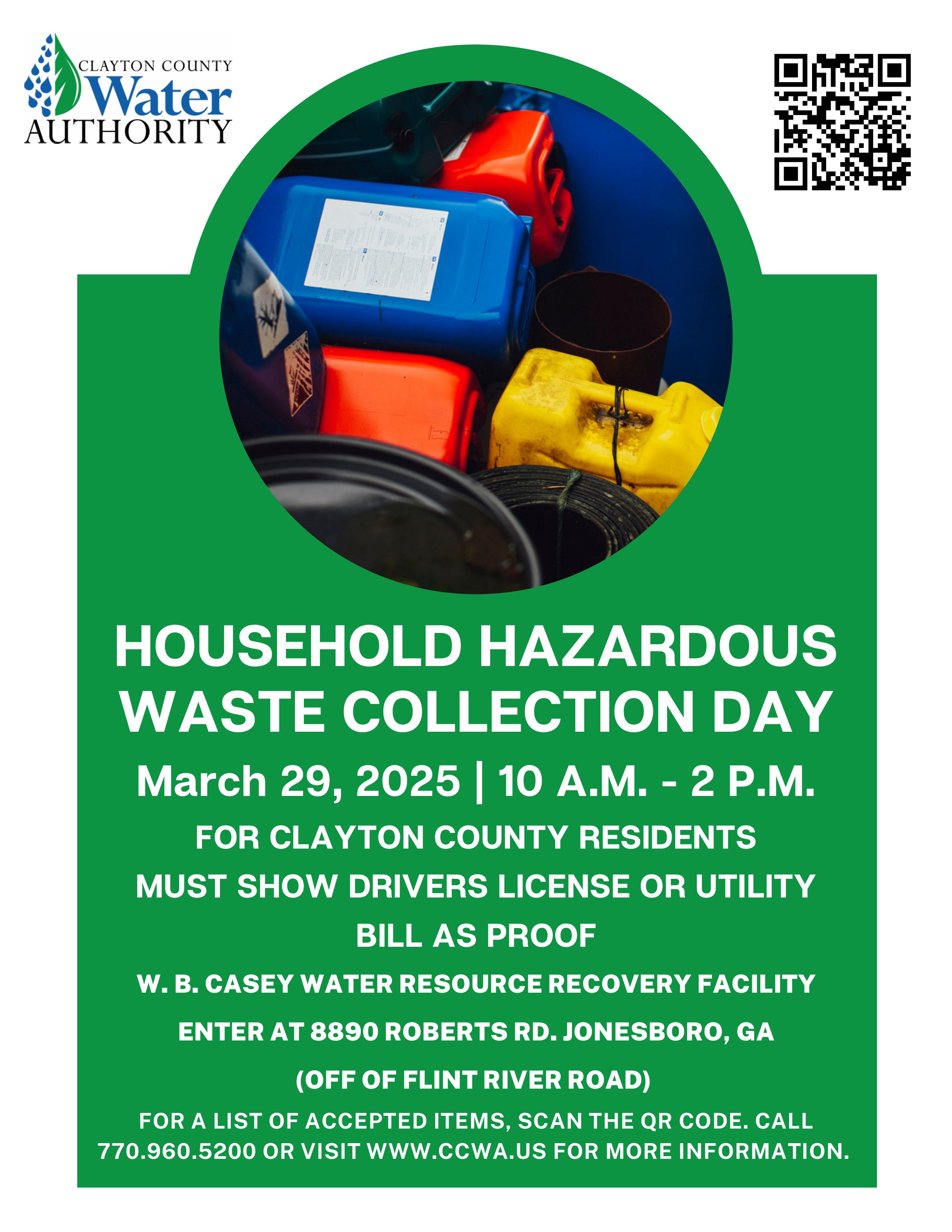 Household Hazardous Waste Collection Day